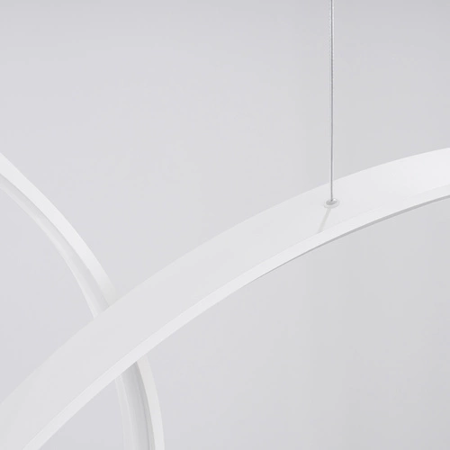 Lampa wisząca LED RIO 5 biała nowoczesna do salonu i jadalni Thoro aluminium 170 cm