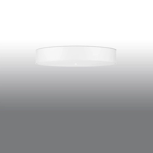 Plafon sufitowy okrągły biały SKALA 80 nowoczesny do salonu kuchni i sypialni Sollux