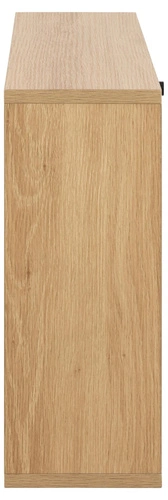 Szafka na buty Albany Actona wisząca dąb naturalny, ryflowany front, nowoczesna do przedpokoju
