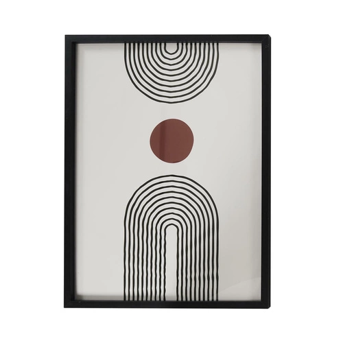 Obraz dekoracyjny Art-deco Intesi 60x45 cm czarna ramka do salonu i sypialni