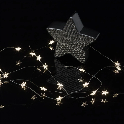 Intesi girlanda świetlna LED Gwiazdy na baterie do pokoju młodzieżowego