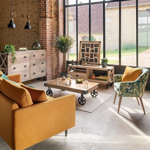 Lampa wisząca Silas czarna industrialna regulowana do salonu i nad stół Atmosphera