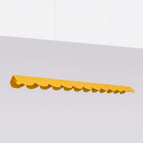 Lampa wisząca BISCUIT 130 żółta LED nad wyspę regulowana

