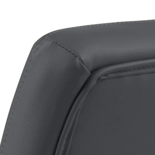 Hoker Sylvia szary tapicerowany z oparciem regulowany nowoczesny do kuchni i wyspy Actona