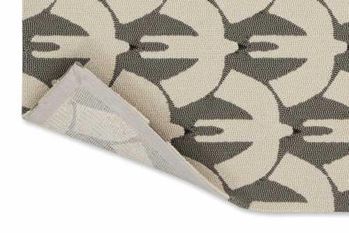 Dywan na taras zewnętrzny Pajaro Slate 90x150 szary nowoczesny geometryczny łatwoczyszczący