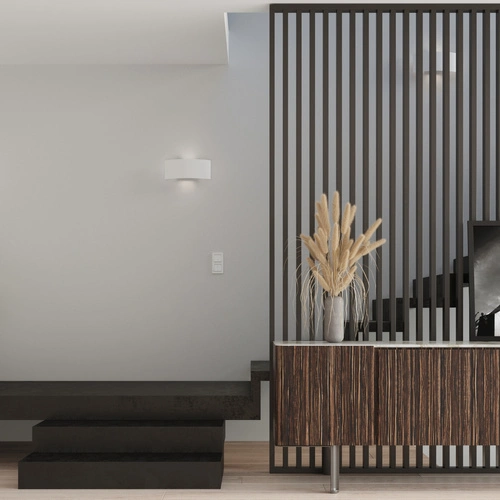 Kinkiet ścienny Magnus biały nowoczesny metalowy do salonu i sypialni Sollux Lighting