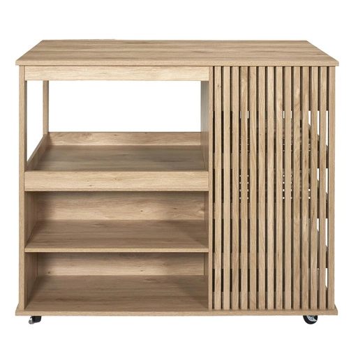 Wyspa kuchenna na kółkach Klaus Intesi skandynawska pojemna z szufladami do kuchni 105 cm