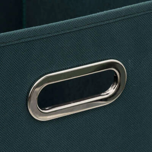 Pudełko materiałowe do regału 31x31 z metalowym uchwytem 5five simply smart morskie