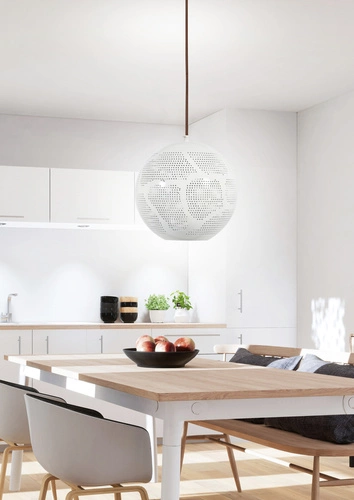 Lampa wisząca Bene 25 kula w 1x60W E27 ażurowy biały