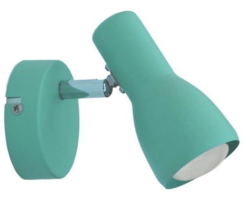 Nowoczesny kinkiet ścienny Picardo miętowy metalowy regulowany do sypialni i salonu CANDELLUX