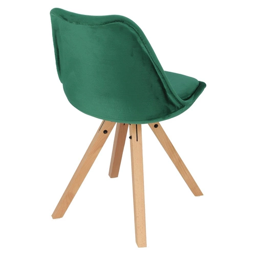 Krzesło Norden Star Square Velvet zielony