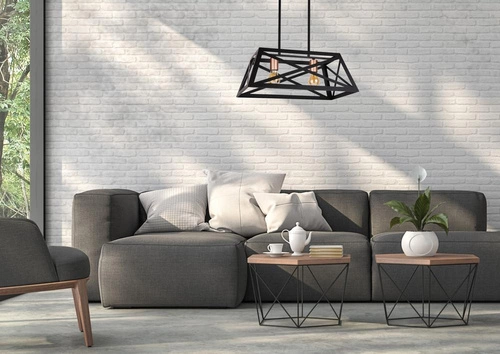 Lampa wisząca Origami czarny 2x40W E27  klosz czarny