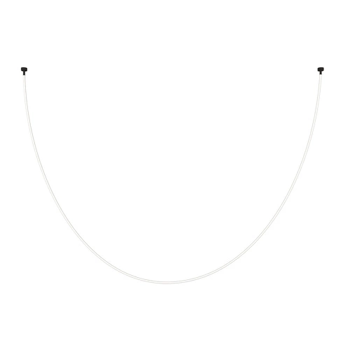 Lampa wisząca SNAKE LED wąż ledowy  czarna 400 cm
