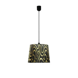 Lampa wisząca Tiger 26 1x60W E27 czarno-złoty