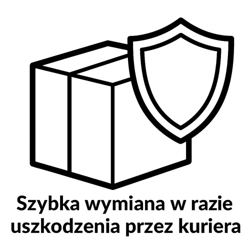 Szybka wymiana w razie uszkodzenia przez kuriera