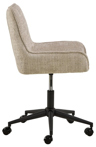 Fotel biurowy obrotowy Eddie beżowy nowoczesny do biurka Actona
