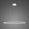 Lampa wisząca LED okrągła No.1 100cm biała nowoczesna do salonu i nad stół Altavola Design