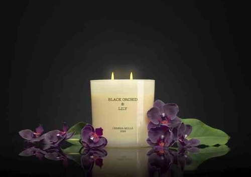 Świeca zapachowa sojowa Cereria Molla Black Orchid & Lily XL 600g dekoracyjna do salonu