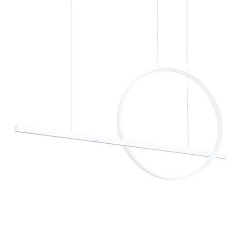 Lampa wisząca LED GLAD biała nowoczesna regulowana do salonu kuchni nad stół Thoro