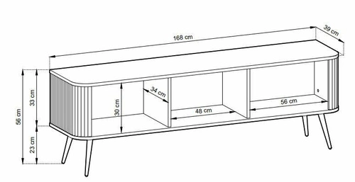 Zestaw mebli do salonu Seda czarne z czarnymi nogami