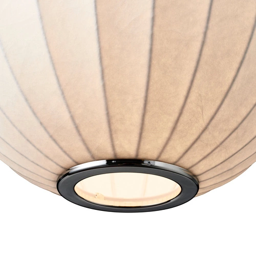 Lampa wisząca kula SILK biała 30 cm regulowana do salonu i kuchni Step into Design