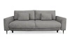 Nowoczesna sofa rozkładana Ferrero z funkcją spania 3 osobowa szara do salonu