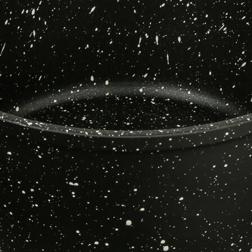 Garnek aluminiowy kuty 28 cm czarny