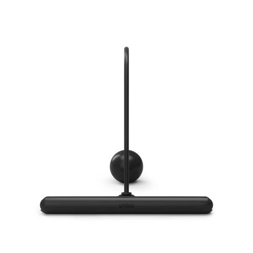 Ramka na zdjęcia 10x15 Umbra Flute czarna stojąca szklana nowoczesna dekoracyjna