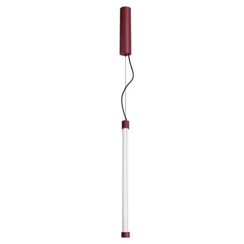 Lampa wisząca TRANG burgund LED regulowana nad wyspę do kuchni
