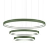 Żyrandol RIO 3 55/78/110 zielona oliwka  LED 4000K
