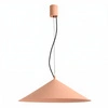 Lampa wisząca FINT LED brzoskwiniowa regulowana do salonu 50 cm