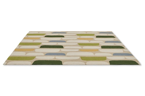 Dywan zewnętrzny Kivi Multi Citrus 140x200 nowoczesny geometryczny na taras i balkon łatwoczyszczący