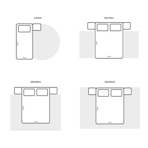 Dywan do salonu nowoczesny wełniany Kippen 140x200 multikolor ręcznie tkany łatwe czyszczenie