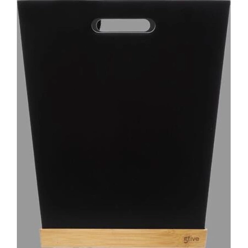 Kosz na śmieci biurowy Bava bambusowy czarny nowoczesny 27 cm 5five simply smart