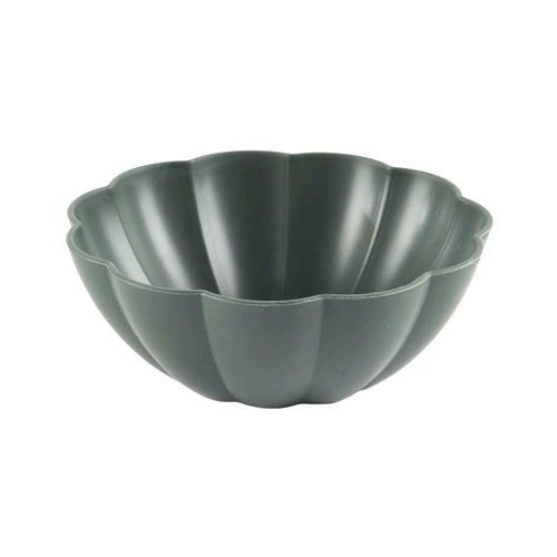 Miska do sałatek Iris 14,5 cm okrągła szara ciemna Intesi do kuchni zmywarka