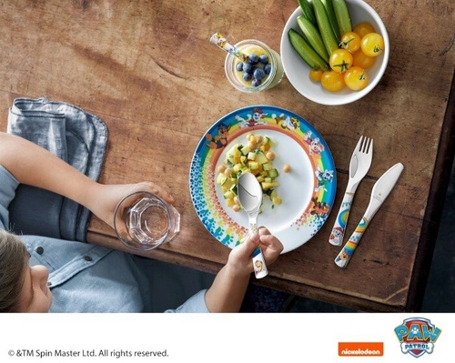 WMF Psi Patrol zestaw śniadaniowy dla dzieci talerz i miska porcelanowa na prezent