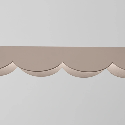 Lampa wisząca LED BISCUIT taupe nad stół nowoczesna do salonu