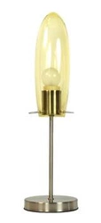 Lampa stołowa Melot lampka 1x60W E27  nikiel mat z kloszem