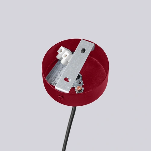 Żyrandol nowoczesny HALO 6 burgund lampa sufitowa do salonu i jadalni 64 cm