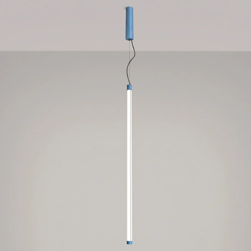 Lampa wisząca TRANG 100 LED błękitna regulowana nad wyspę