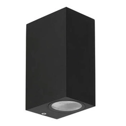 Kinkiet zewnętrzny Nerium lampa ogrodowa elewacyjna kostka długa 92x15,2cm czarny 2x35W GU10 IP44