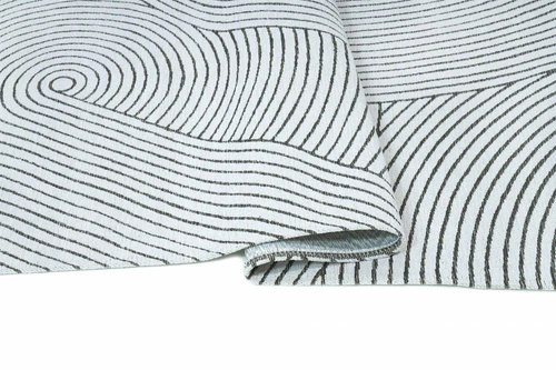 Dywan nowoczesny Sonno White 160x230 czarno-biały do salonu łatwoczyszczący antypoślizgowy Carpet Decor