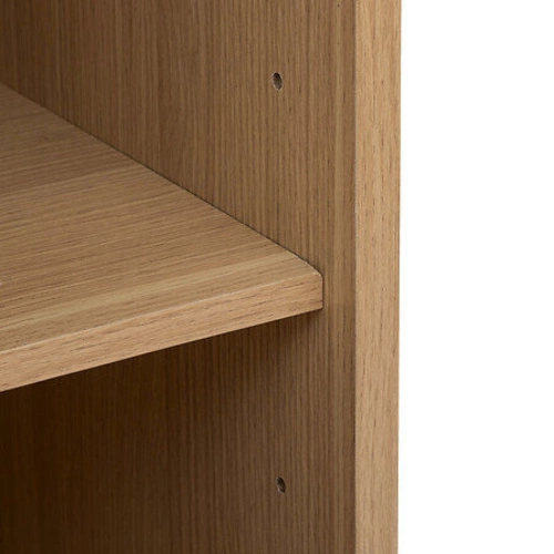 Szafka łazienkowa stojąca Tasso 33 cm naturalna z półkami i szafką ryflowaną 5five simply smart