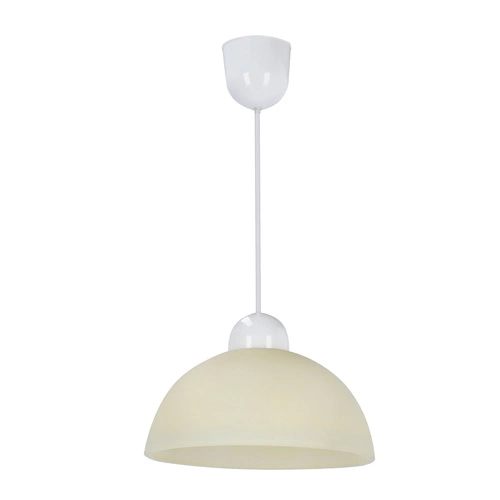 Lampa wisząca Vanilia 18 1x60W E27 klosz  kremowy