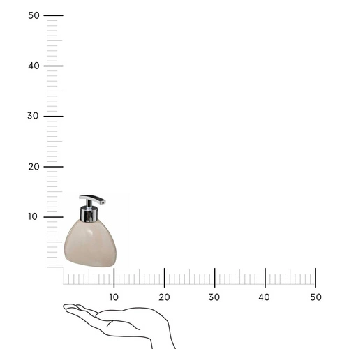 Dozownik do mydła Colors beżowy