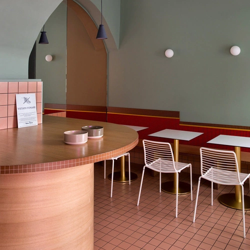 Krzesło ogrodowe metalowe białe Summer SCAB Design nowoczesne sztaplowane do tarasu