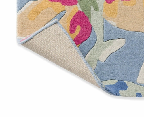 Dywan wełniany klasyczny do salonu Tulips China Blue 250x350cm ręcznie tkany Laura Ashley