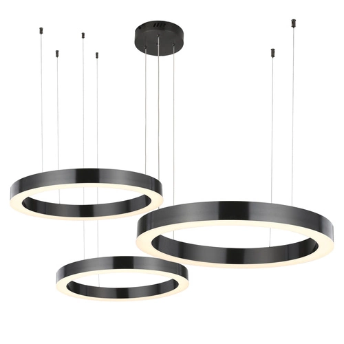 Lampa wisząca CIRCLE 60+80+100 LED TYTAN  na 1 podsufitce