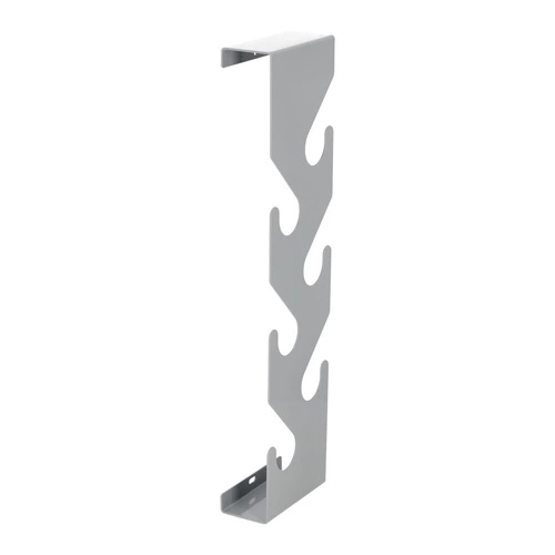 Wieszak ścienny na ubrania do przedpokoju Cani szary nowoczesny metalowy Intesi 60 cm