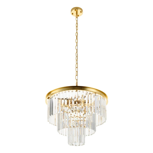 Lampa sufitowa SPLENDORE złota 50 cm glamour do salonu i jadalni Step into Design